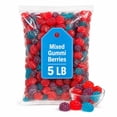 thumbnail image 1 of Mixed Gummi Berries Candy, Assorted Fruity Chewy Gummies, 5 lb Bulk Bag, 1 of 1