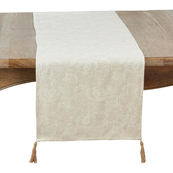 Mixed Linen Jacquard Table Runner