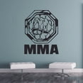 thumbnail image 1 of Mixed Martial Arts Boxing Training Gear Fighting MMA Vinyl Wall Art Decal Home Decor Sticker Vinyl Decoration Size (30x25 inch), 1 of 3