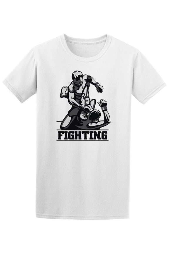 Mixed Martial Arts Club Fighters T-Shirt Men -Image by Shutterstock, Male Small