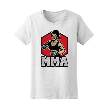 Mixed Martial Arts Woman Fighter T-Shirt Women -Image by Shutterstock, Female Medium