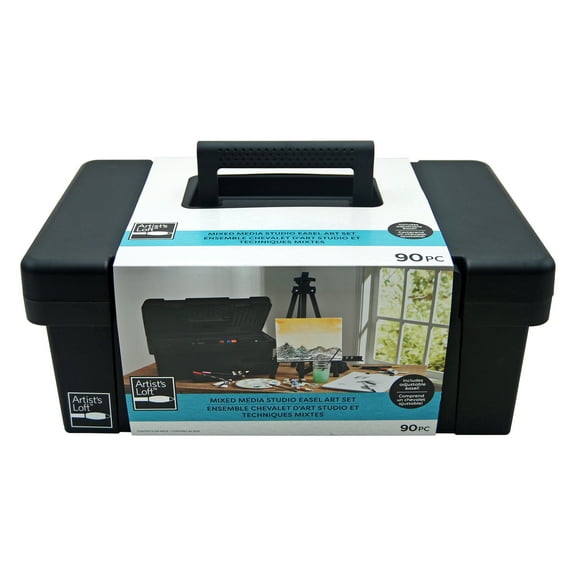 Mixed Media Studio Easel Art Set by Artist's Loft - Display Painting - Photos - Signs - and Art - 1 Pack