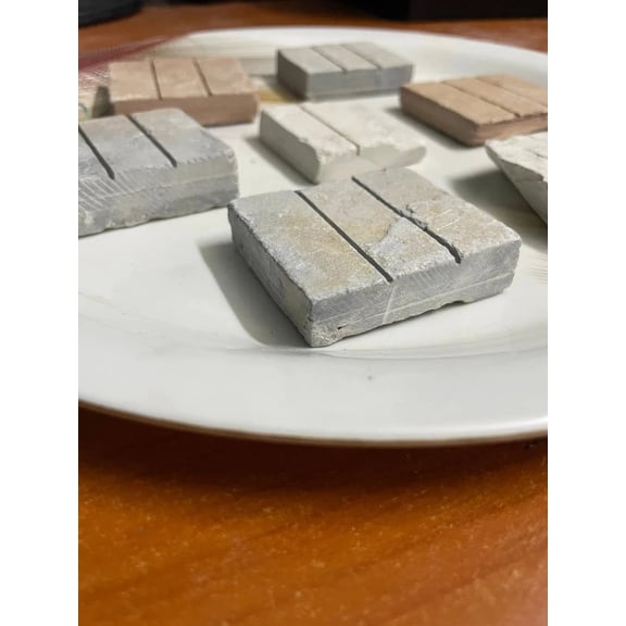 Mixed Mini Slate Joint Bar Chalk | Assorted Shale Stone For Art, Writing & Display Use | 100 Sticks