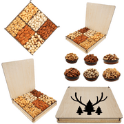 Mixed Nuts Gift Set, Christmas Nuts Gift Basket, Gourmet Food Gift, Gift Idea For Business, Family Gifts Basket