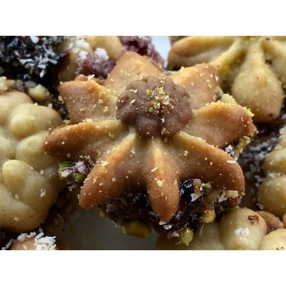 Mixed Petit Fours Eid Ramadan Cookies wih Jam and Nutella