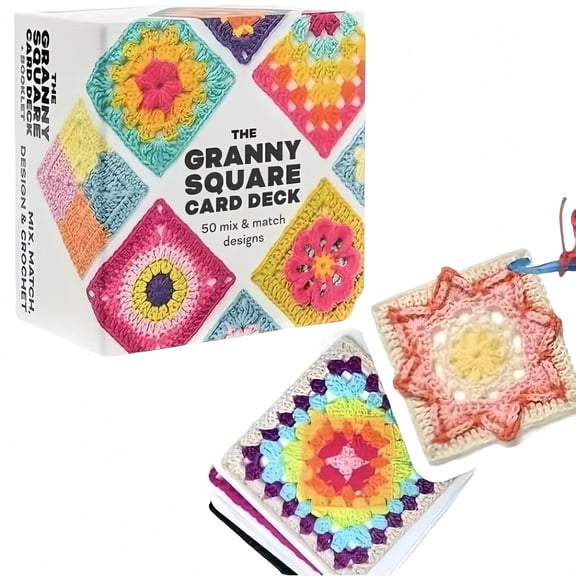 Mixed Plaid Crochet Kits with Beginner's Guide and Card Kit