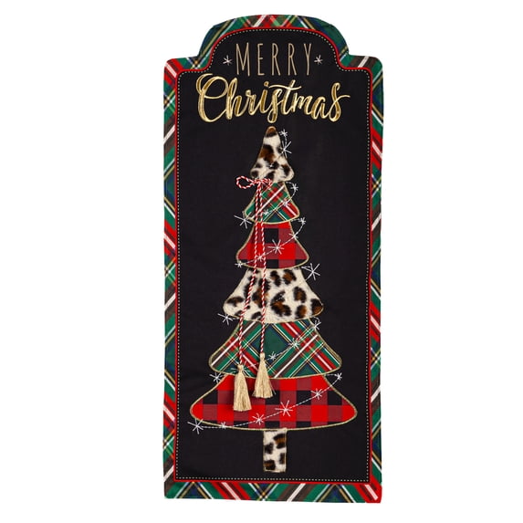 Mixed Print Christmas Tree Everlasting Impressions Textile Décor