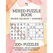 Mixed Puzzle Book 1 Word Search Sudoku Mixed Puzzle Books Paperback 1990560016 9781990560019 Barb Drozdowich