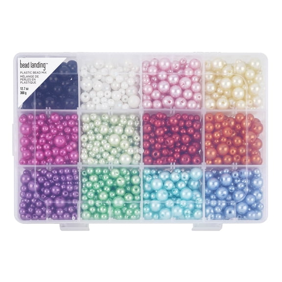 Mixed Round Pearl Beads by Bead Landing