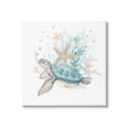 thumbnail image 1 of Mixed Sea Life Tortoise Swimming Animals & Insects Graphic Art Gallery Wrapped Canvas Print Wall Art, 1 of 7