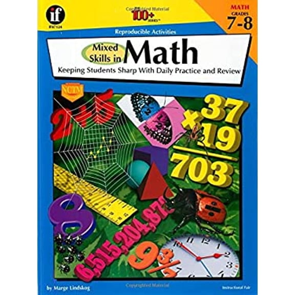 Pre-Owned Mixed Skills in Math, Grades 7 - 8: Keeping Students Sharp with Daily Practice and Review (Paperback) 1568228619 9781568228617