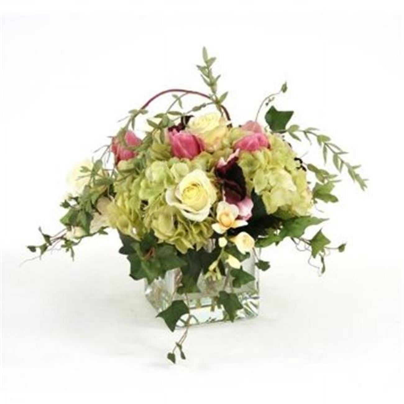 Mixed Spring Glass Vase - Walmart.com
