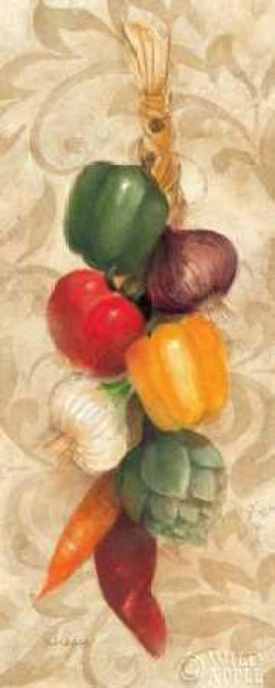 Mixed Vegetables I Canvas Art - Albena Hristova (24 x 48)