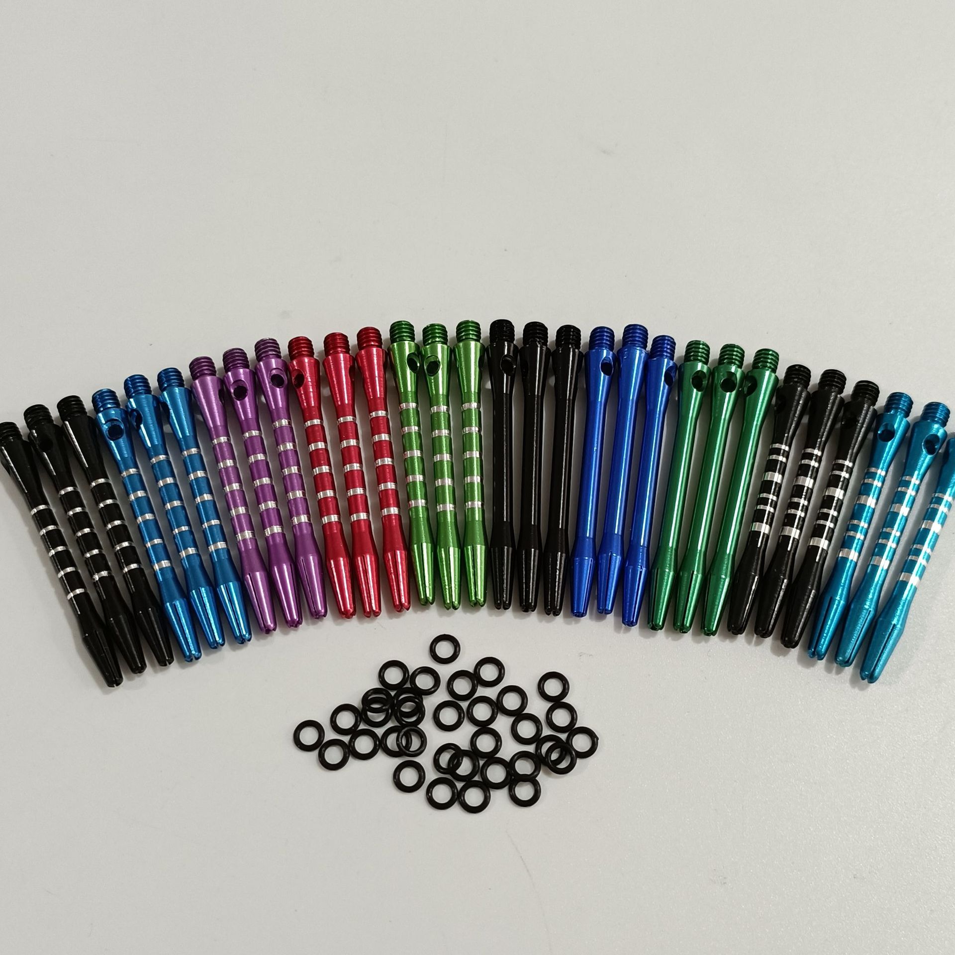 Mixed Rods Mixed color color aluminum alloy dart Rod standard thread long anti ...