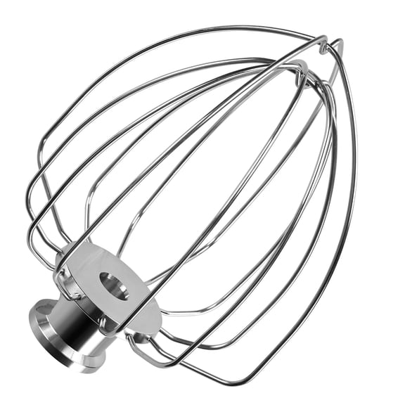Mixer Attachments for KitchenAid 4.55 Quart Tilt-Head Stand Mixers Compatible with Artisan & Classic Beaters, Whisks, Dough Hooks & Attachment Sets by MMOBIEL (6-wire Whip, Stainless Steel)