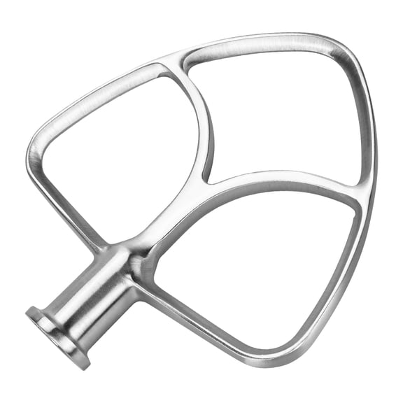 Mixer Attachments for KitchenAid 4.55 Quart Tilt-Head Stand Mixers  Compatible with Artisan & Classic  Beaters, Whisks, Dough Hooks & Attachment Sets by MMOBIEL (Flat Beater, Stainless Steel)