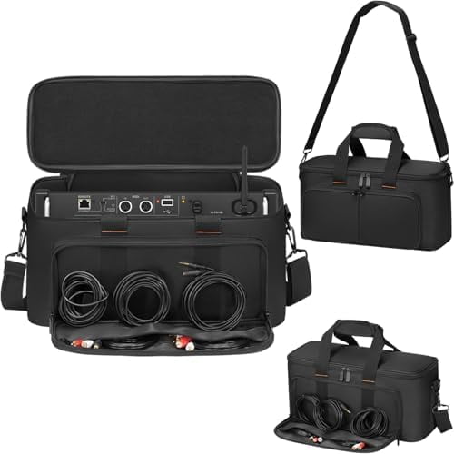 Mixer Carrying Bag Padded Compatible with Behringer X-AIR Series Mixers XR18 XR16 XR12, Mixer Soft Case with Carrying Handle & Shoulder Strap, DJ Gig Bag with Pocket for Mixer & Accessories$$Music