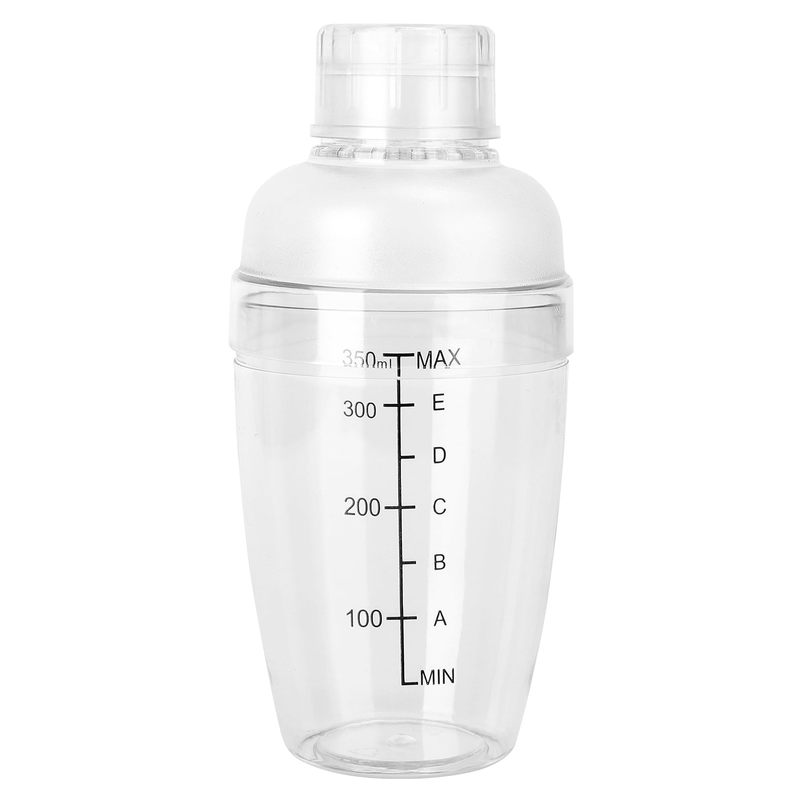 Mixer Cup 350ml PC Resin Transparent Hand Shaker Antifall Mixing Cup