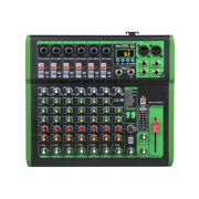 Mixer DJ Console with 99 DSP Digital Effect 48V Phantom Power USB MP3