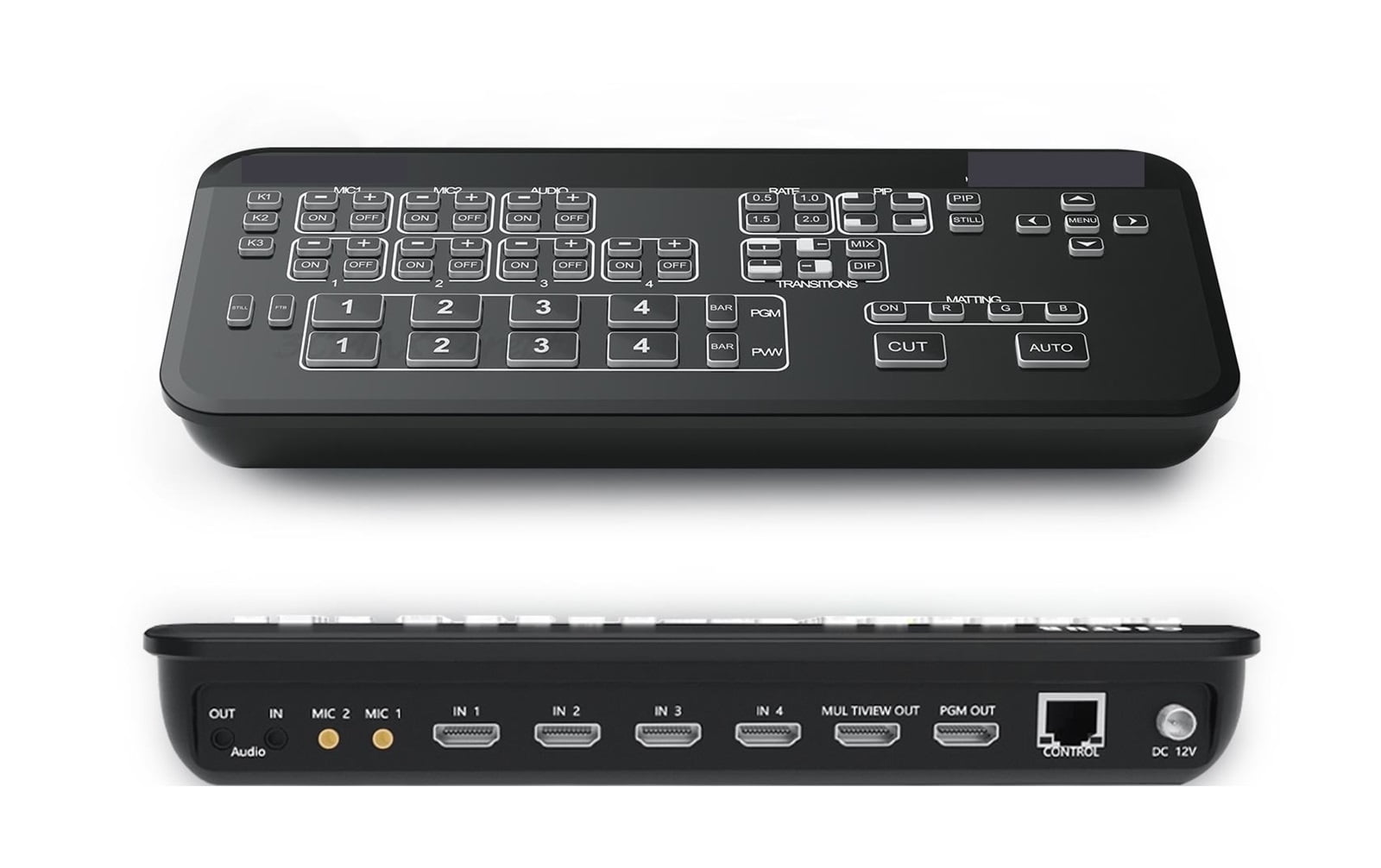 Mixer MiNi 4-CH FHD Video Live-Streaming Multi-view And Recording