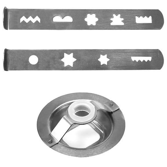 Mixer Pastry Attachments Metal Texture for Multiple Baking and Cooking Needs