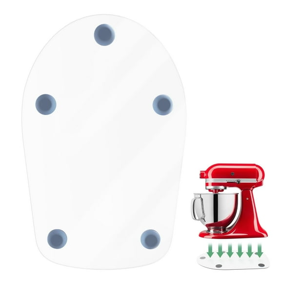 Mixer Slider Mat for KitchenAid 4.5 QT Tilt Head Stand Mixer, Sliding Tray Slider Pad for Kitchen Aid 4.5 Qt Stand Mixers Accessories, Clear