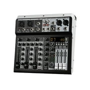 Mixer Sound 2x Mono Stereo Input 4 Channel Digital Mixing Console For DJ Studio Sta Performance