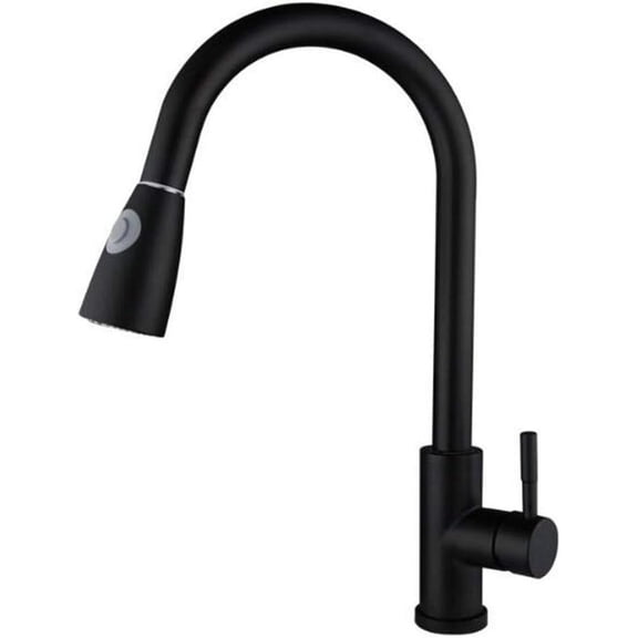 Mixer Tap for Kitchen Sink Kitchen Tap Black,Dual Mode Outlet Stainless Steel Kitchen Taps with Pull Out Spray,Kitchen Mixer Tap Kitchen Faucet