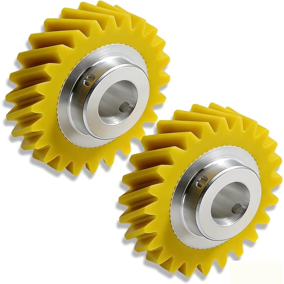 Mixer Worm Gear Replacement (2-Pack) - Compatible with KitchenAid, Whirlpool & Kenmore Stand Mixers - Replaces Part Numbers 4162897, 4169830, AP4295669, WPW10112253, PS11748374, 4161531