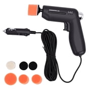 Mixfeer 12V Mini Car Polisher , 3-Speed 5000 RPM Cordless Buffer with Polishing Pads for Scratch Marks and Detailing