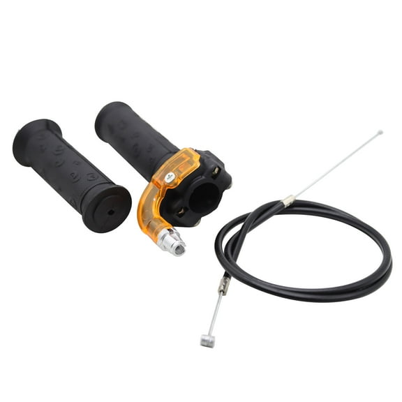 Mixfeer 78'' 22mm Throttle Accelerator Grip and 39''cable for 47cc 49cc 2-stroke 4 Wheeler Quad Trail Bike Dirtbike ATV Quad Pocket