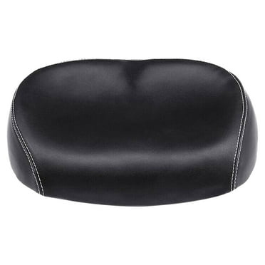 Mixfeer Big Ass Bike Cycling Noseless Saddle Wide Large Soft PU Pad Seat (Black)