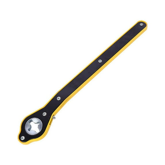 Mixfeer Car Use Labor-saving Jack Ratchet Wrench Garage Tire Wheel Wrench Portable Long Handle Wrench