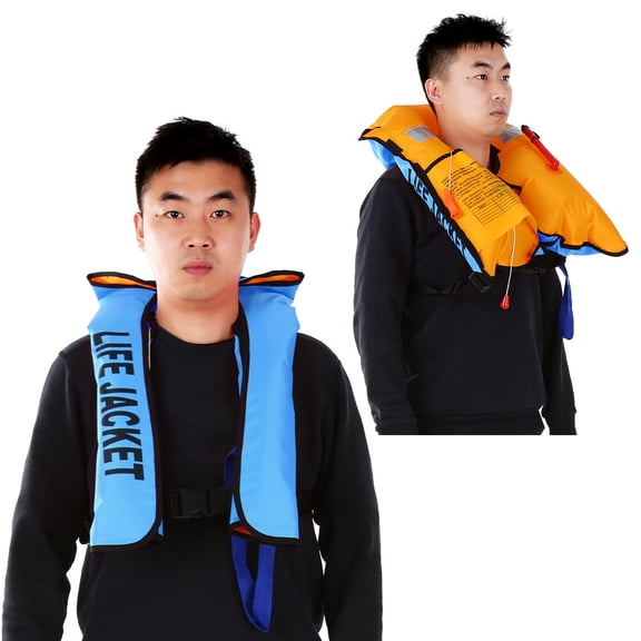 Mixfeer Manual Inflatable Adult Water Sports Swimming Fishing Survival Jacket