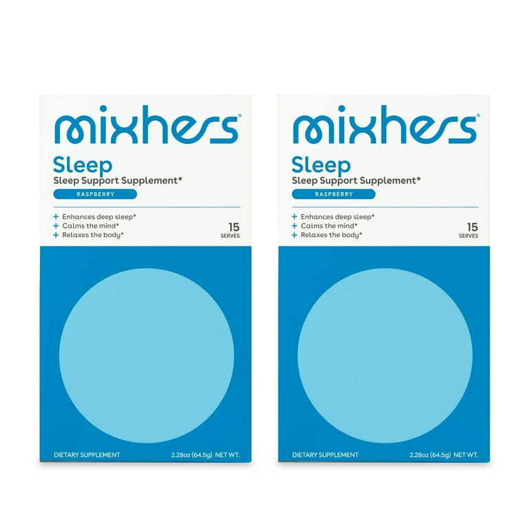 Mixhers Sleep Support Drink Mix - With Ashwagandha, Chamomile