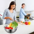 thumbnail image 1 of Mixing Bowl Set, Kitchen Food Storage Organizer, Heavy Duty Reusable Design, Ideal for Meal Prep and Fridge Organization, Home Cooks, 1 of 9