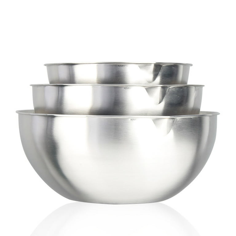 Mixing Bowl Stainless Steel Whisking Bowl for Knead Dough Salad Cooking  Baking Mixing Bowl