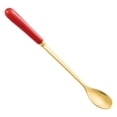 thumbnail image 1 of Mixing Spoons for Coffee,Stainless Steel Coffee Spoon with Ceramic Handle,6.88 Inch Small Dessert Spoons Tea Spoon,Long Handle Teaspoon Sugar Ice Cream Desert Spoon Stirring Soup Tableware,Red, 1 of 8