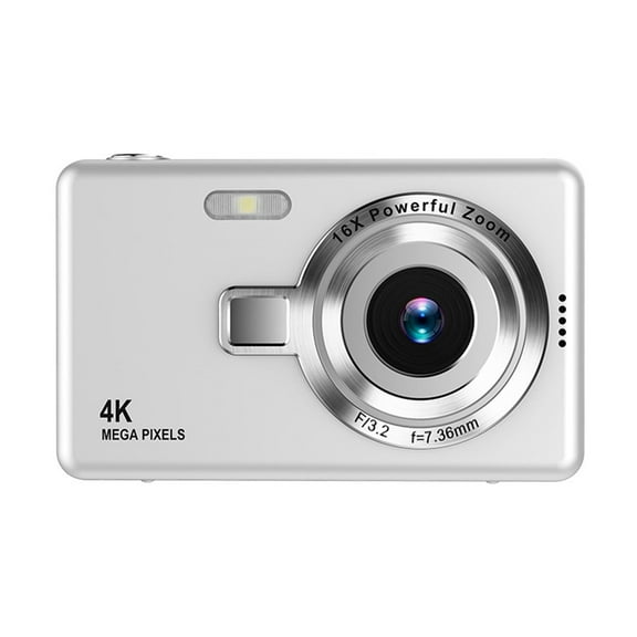 Mixmart Digital Camera 1080P HD - 16X Zoom Compact Photography Camera with 48MP Sensor - Digital Camera 1080P HD Photography 2.4 inch LCD 48MP Electronic Stabilization 16X Digital Camera CCD