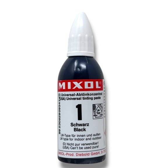Mixol - A Multipurpose Tinted Base & Universal Colorant ( Black 20ml #01 )