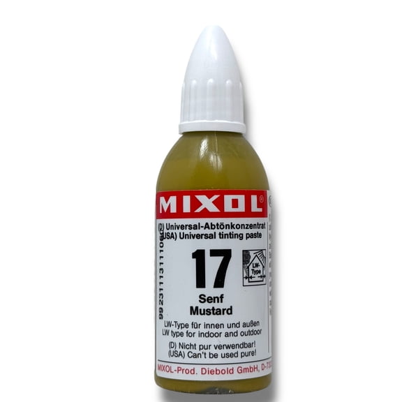 Mixol - A Multipurpose Tinted Base & Universal Colorant ( Mustard 20ml #17 )