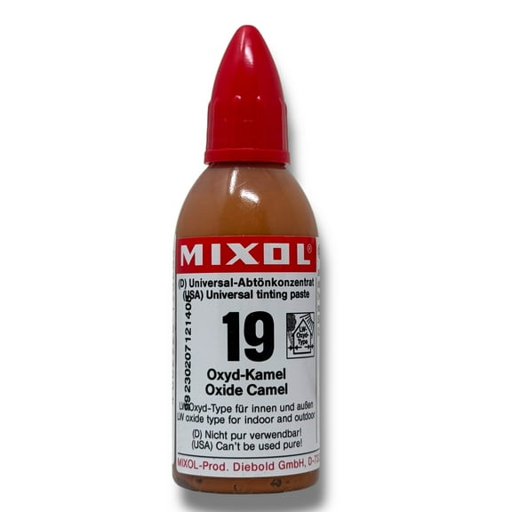 Mixol - A Multipurpose Tinted Base & Universal Colorant ( Oxide Camel 20ml #19 )