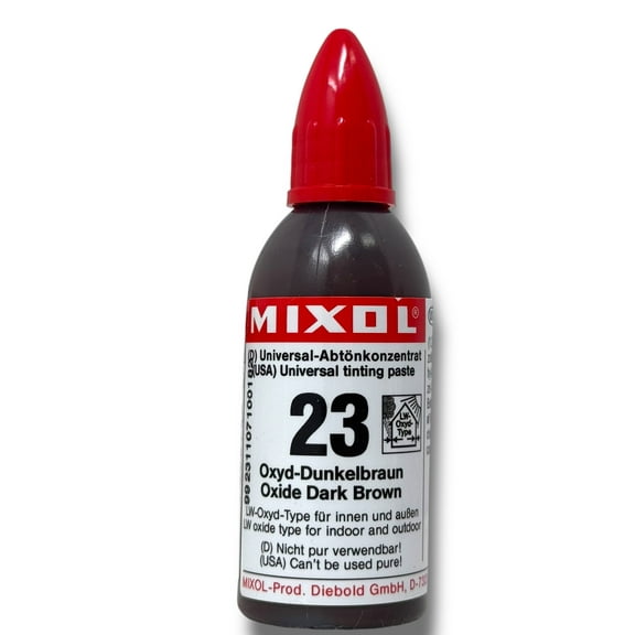 Mixol - A Multipurpose Tinted Base & Universal Colorant ( Oxide Dark Brown 20ml #23 )