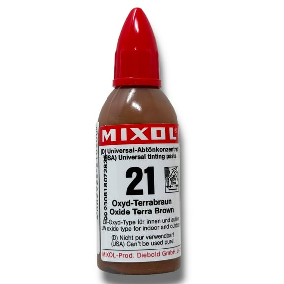 Mixol - A Multipurpose Tinted Base & Universal Colorant ( Oxide Terra Brown 20ml #21 )