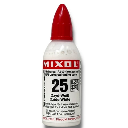 Mixol - A Multipurpose Tinted Base & Universal Colorant ( Oxide White 20ml #25 )