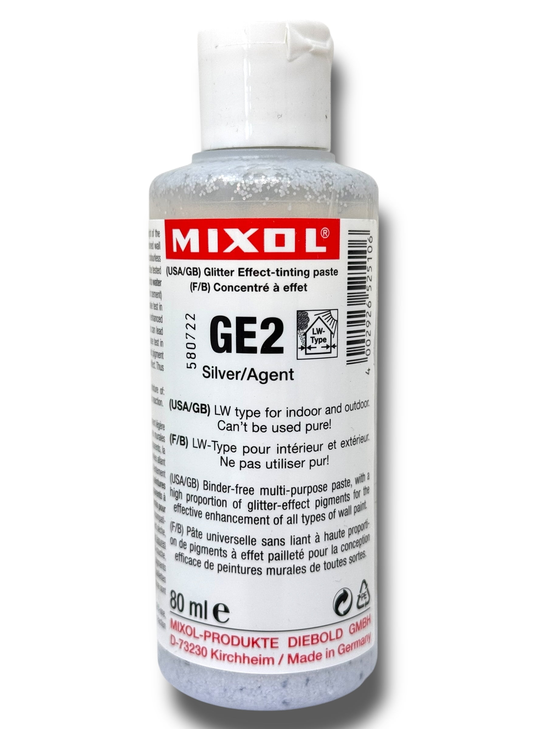 Mixol - Glitter Effect Tinting Paste ( Silver Glitter GE2 )