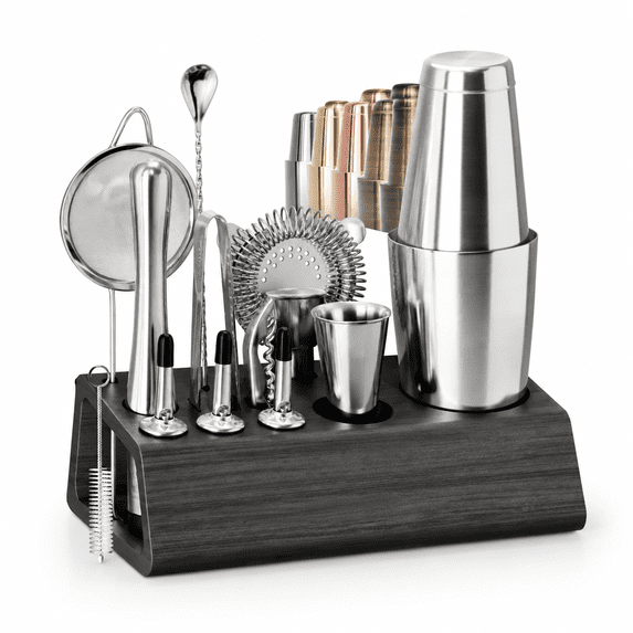Mixology Bartender Kit Bar Set | 14-piece Cocktail Shaker Martini ...
