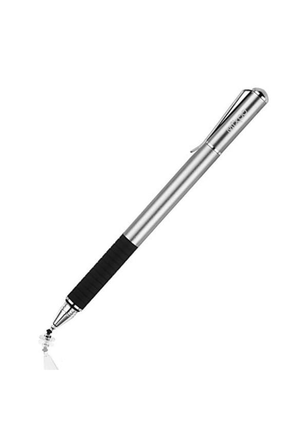 Smart Pen,Disc & Fiber Tip 2 in1 Series,Capacitive Stylus Tip,High Sensitivity & Precision,Stylus Pens for Touch Screens (Space Grey)