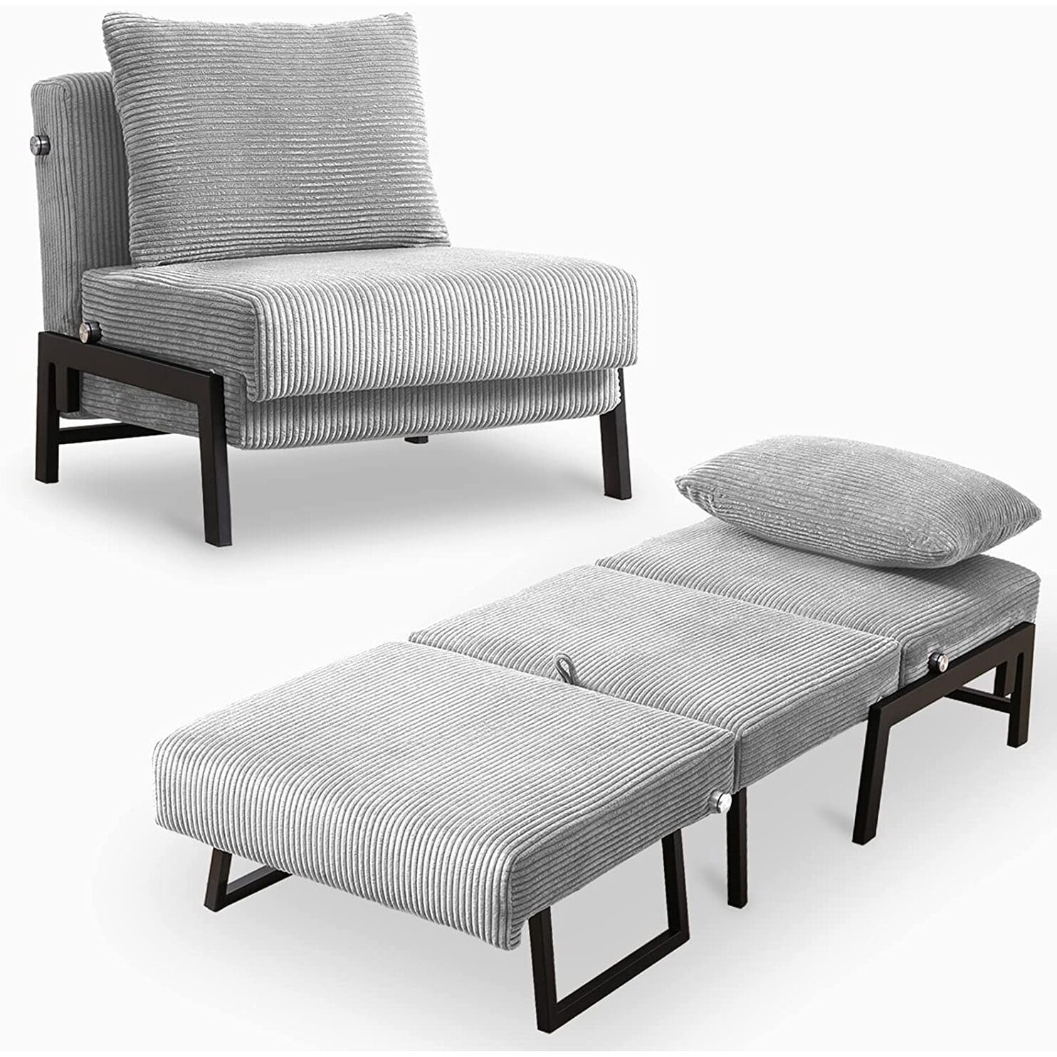 Mixoy Foldable Sofa Bed, Folding Sleeper Couch Bed, Fold Out Chair Bed