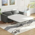 thumbnail image 1 of Mixoy Pull Out Sofa Bed, Loveseat Sleeper, Sleeper Sofa Bed with Memory Foam Mattress, 2-in-1 Pull Out Couch Bed Suitable for Friends to Stay Temporarily (Twin, Grey), Indoor, Daybeds, 1 of 7